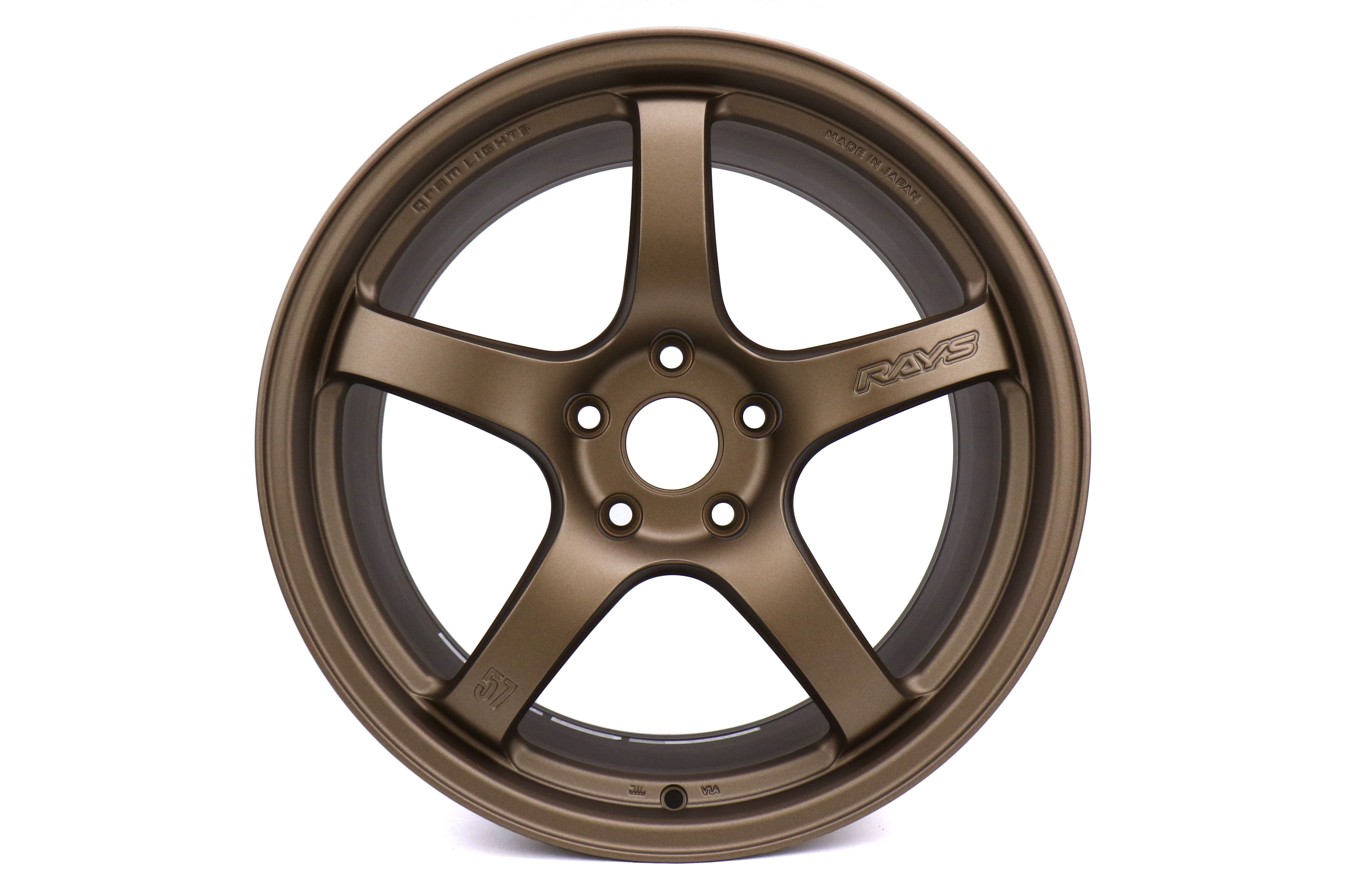 Rays Gram Lights 57CR Bronze 18x9.5 +38mm 5x114.3 (Single Wheel) - 2015-2024 Subaru WRX / 2015-2021 STI / 2019-2024 Forester